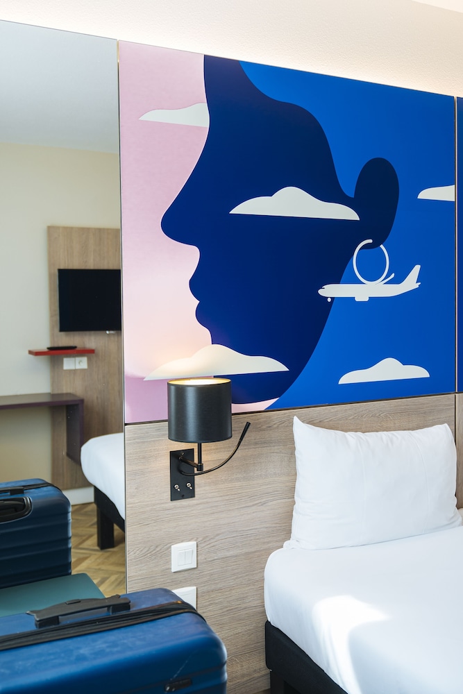 Habitación Estándar con 1 cama doble del hotel Ibis Styles Nice Aéroport Arenas. Foto 3