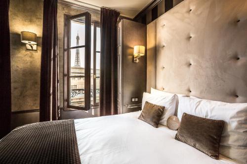Habitación Doble Deluxe con vistas del hotel Eiffel Trocadéro