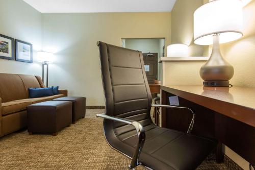 Suite con bañera adaptada para personas con discapacidad - 1 cama extragrande - No fumadores del hotel Comfort Suites Rochester Henrietta University Area. Foto 3