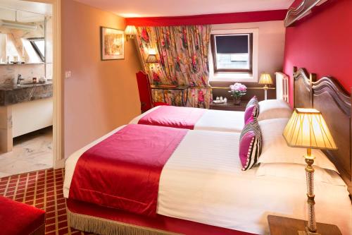 Habitación Doble Confort del hotel Hôtel Des Marronniers. Foto 3