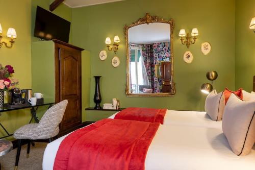 Habitación Deluxe del hotel Hôtel Des Marronniers. Foto 3