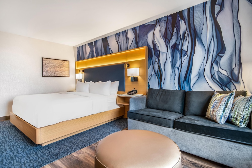 Habitación estándar, 1 cama de matrimonio grande con sofá cama del hotel DOUBLETREE BY HILTON BUFFALO. Foto 3