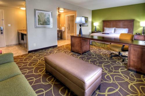 Suite con cama extragrande del hotel HAMPTON INN and SUITES ROCHESTER/HENRIETTA. Foto 2