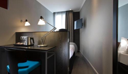 Habitación Individual del hotel Hôtel Garance. Foto 3