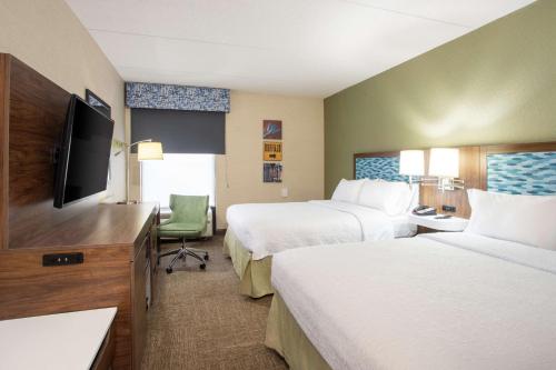 Habitación para no fumadores - 2 camas grandes del hotel HAMPTON INN BUFFALO-SOUTH-I-90. Foto 7