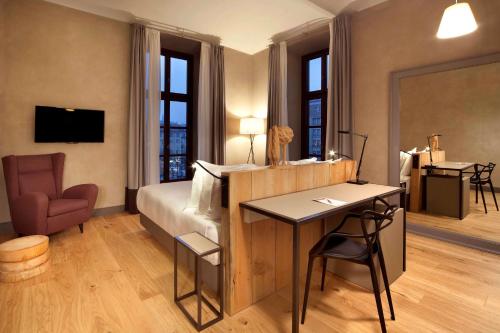 Habitación Doble Premium con vistas - 1 o 2 camas del hotel Nh Collection Torino Piazza Carlina