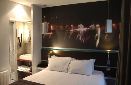 Habitación Doble del hotel Hôtel Lumières. Foto 4