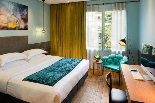 Habitación Doble Deluxe con vistas al jardín del hotel Hotel y Spa La Belle Juliette