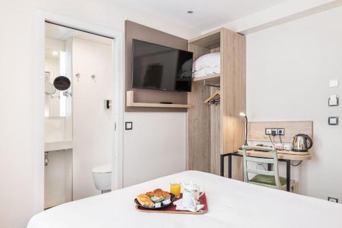 Habitación Doble del hotel Courcelles Médéric. Foto 4
