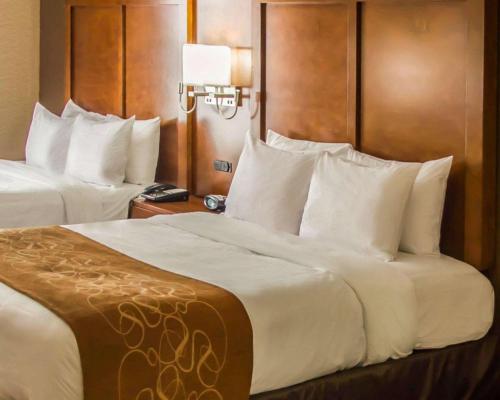 Habitación con 2 camas grandes del hotel Quality Suites Nyc Gateway. Foto 1