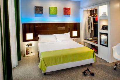 Habitación doble del hotel Degli Arcimboldi
