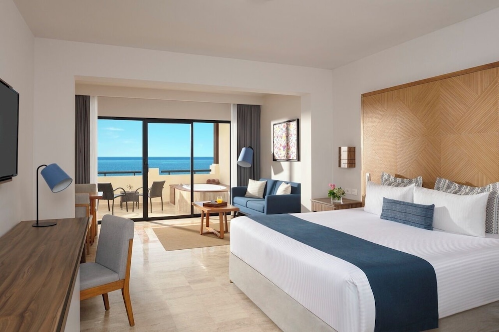 Preferred Club Junior Suite Ocean Front King del hotel Dreams Sapphire Resort and Spa - All Inclusive. Foto 4