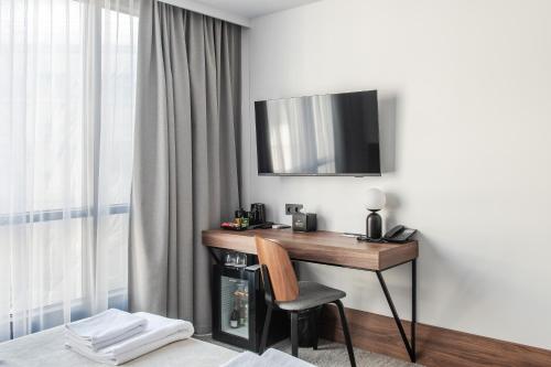 Habitación Deluxe Business del hotel Airinn Vilnius. Foto 4