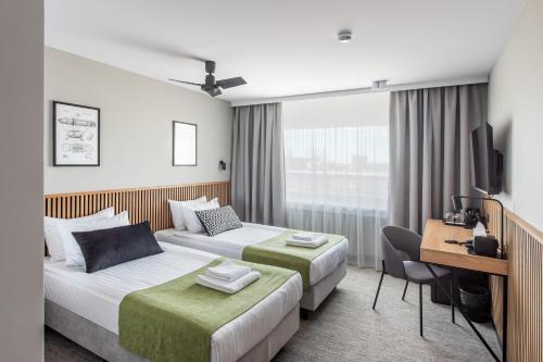 Habitación Doble Estándar - 2 camas del hotel Airinn Vilnius. Foto 3