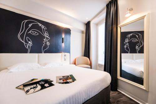 Habitación Doble del hotel Montparnasse St Germain. Foto 4