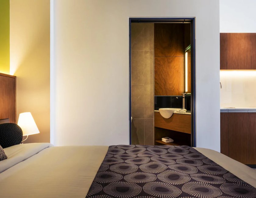 Loft 1 habitación Familiar 2 Camas dobles del hotel Mercure Sydney Liverpool. Foto 4