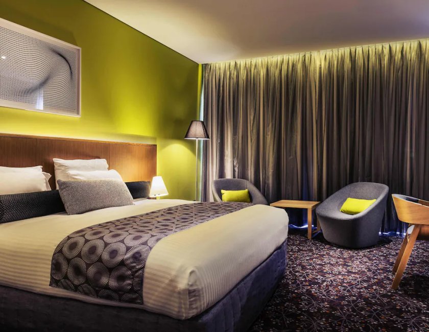 Habitación doble 1 Cama king Accesible Normal del hotel Mercure Sydney Liverpool