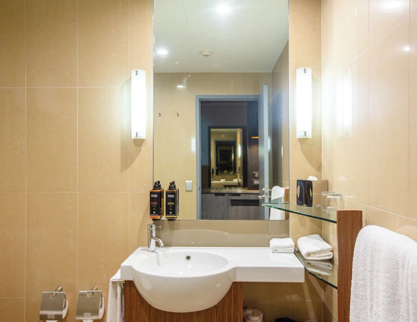Habitación doble 2 Camas queen Normal del hotel Mercure Sydney Liverpool. Foto 9
