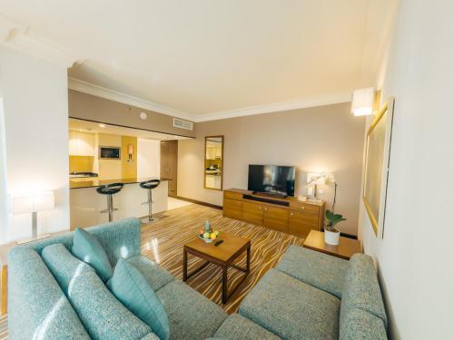 One Bedroom Apartment with Kitchenette del hotel Copthorne Downtown Abu Dhabi. Foto 7
