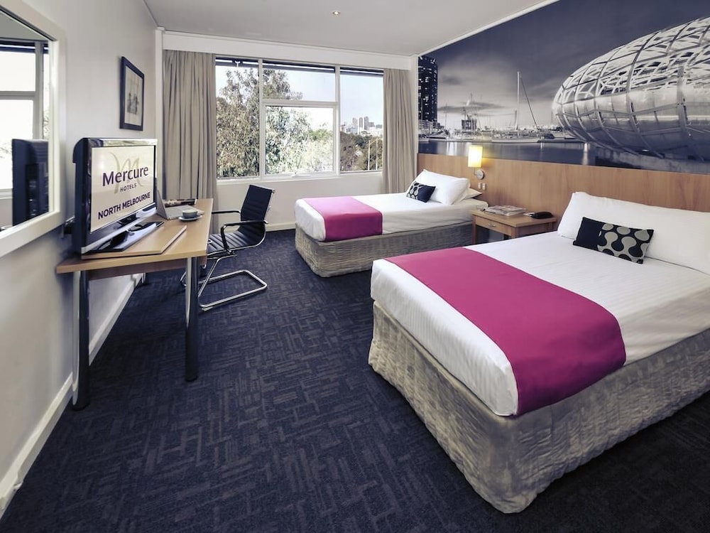 Habitación Estándar 2 Camas Individuales del hotel Mercure North Melbourne. Foto 3