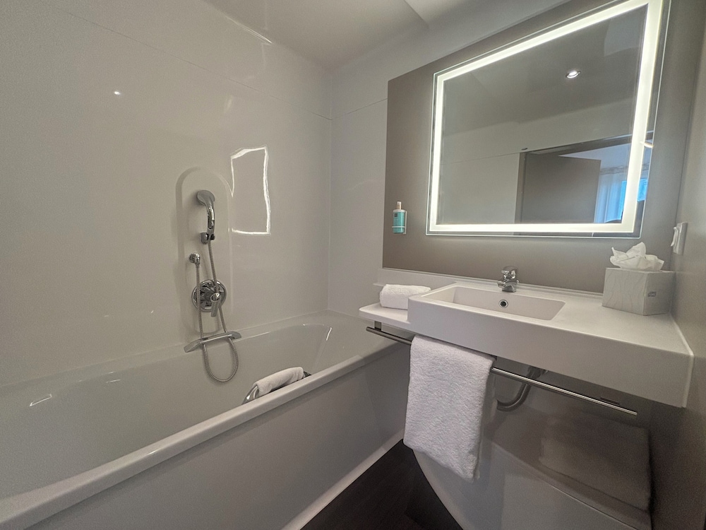 Suite superior, 1 cama de matrimonio con sofá cama del hotel Novotel Suites Rouen Normandie. Foto 11