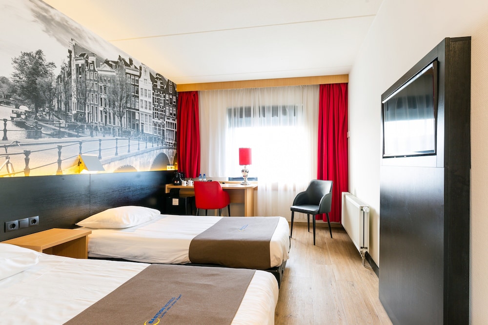 Habitación Confort, 2 camas individuales del hotel Bastion Amsterdam Amstel