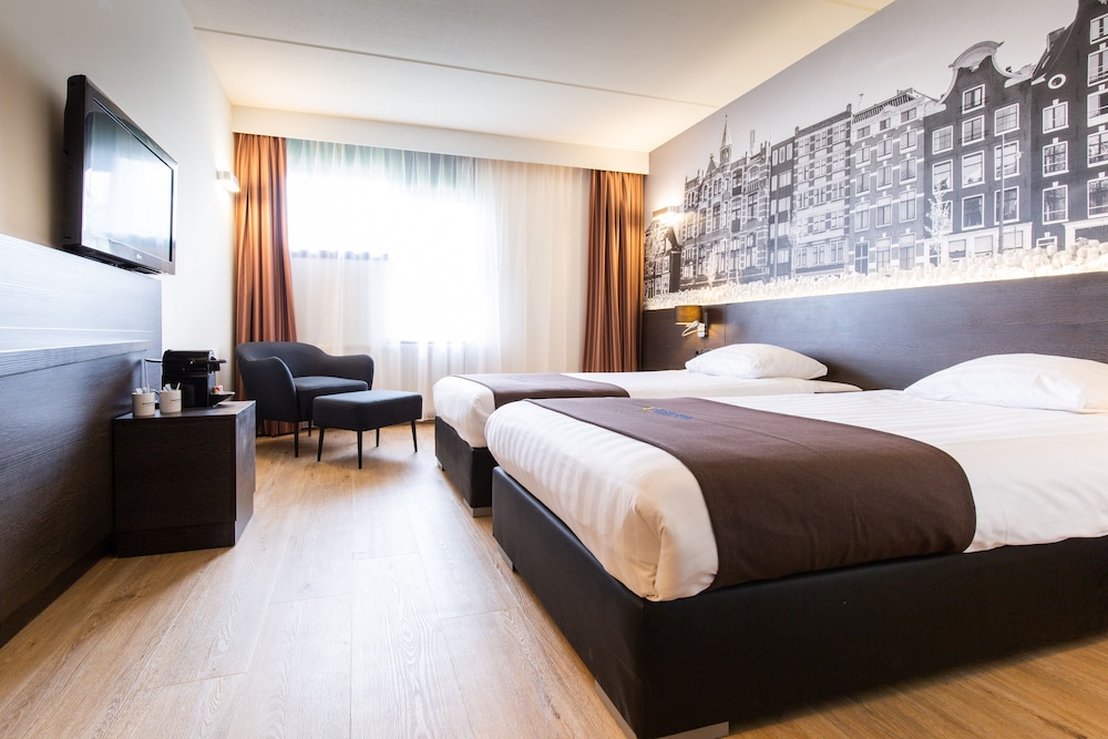 Habitación Deluxe, 2 camas individuales del hotel Bastion Amsterdam Amstel