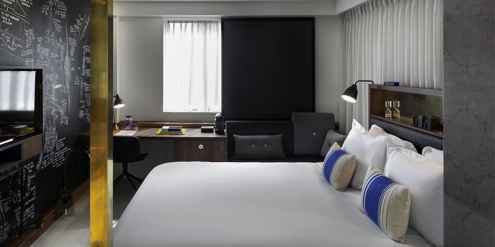 Habitación doble Superior 1 Cama king del hotel Ink Amsterdam - Mgallery. Foto 2