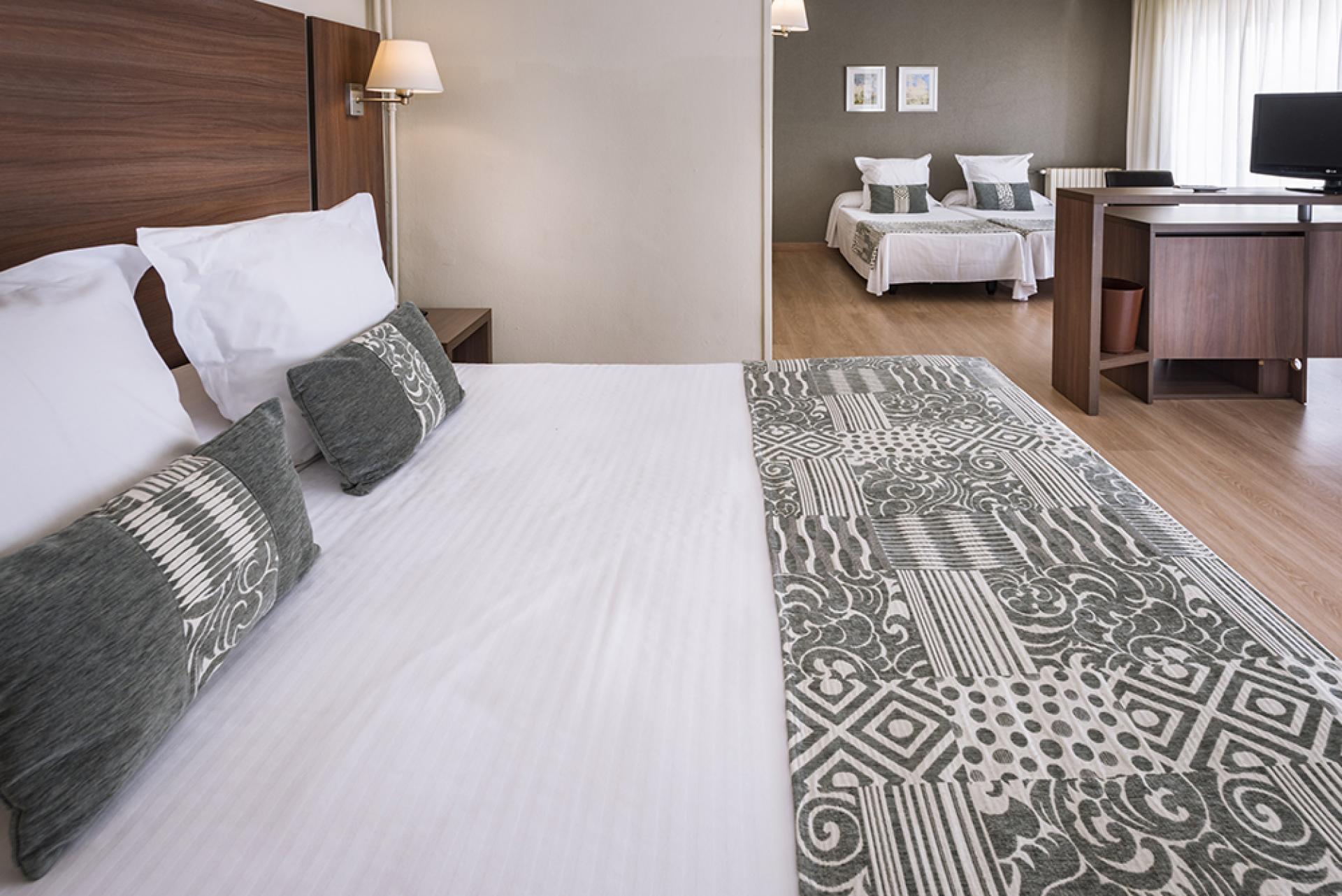 Habitación familiar del hotel Acqua