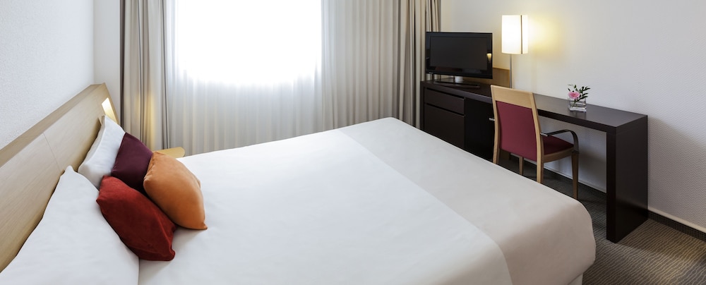 Habitación estándar con una cama doble del hotel Novotel Maastricht. Foto 1