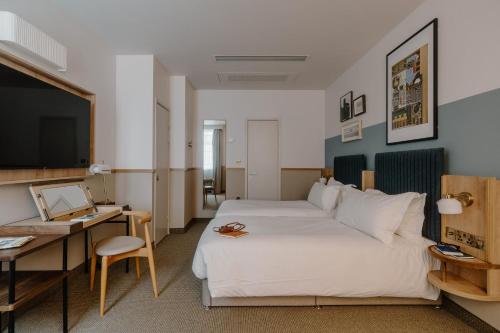 Habitación Superior - 1 cama grande del hotel Club Quarters London City. Foto 14