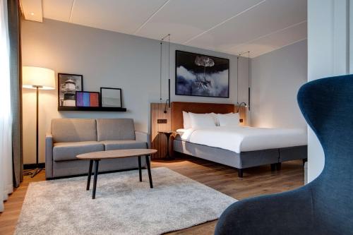 Suite Junior del hotel Radisson Blu Airport , Oslo Gardermoen