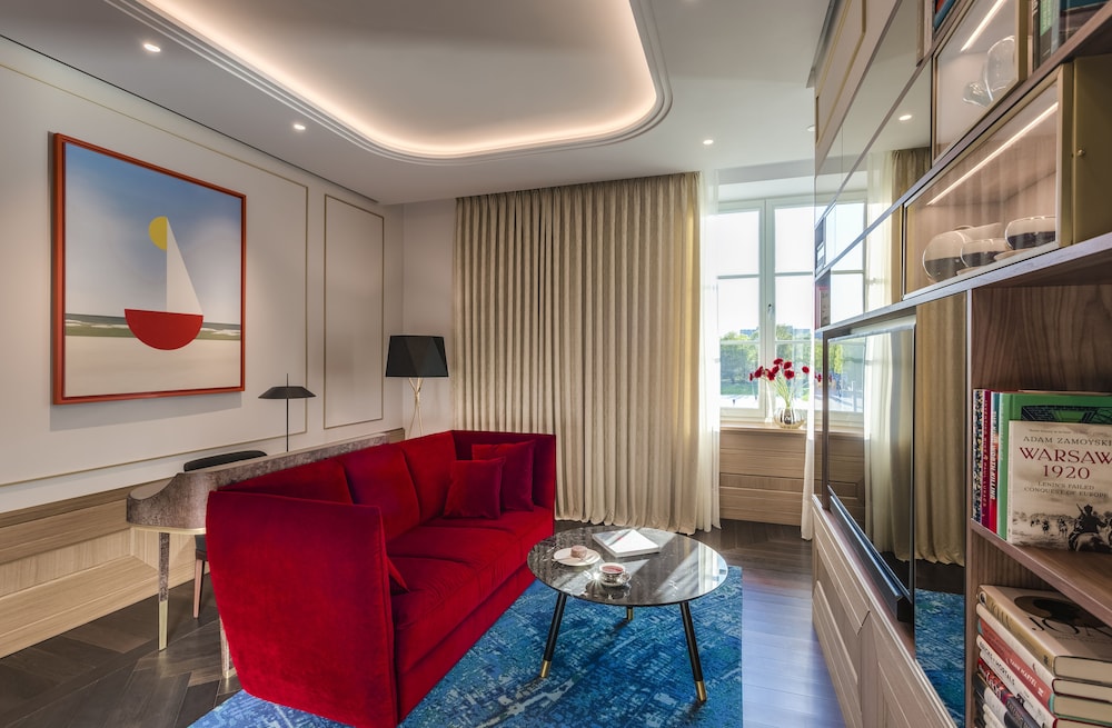 Suite, 1 cama de matrimonio grande (Prestige) del hotel Raffles Europejski Warsaw. Foto 3
