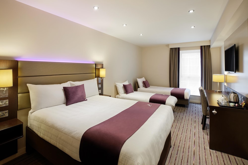 Habitación cuádruple familiar del hotel Premier Inn London Beckton