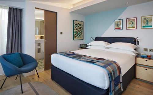 Habitación - 1 cama grande - Azotea del hotel Marrable's. Foto 1