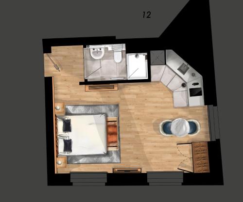 Apartamento Estudio del hotel Suffolk Lane by Blueprint Living. Foto 13