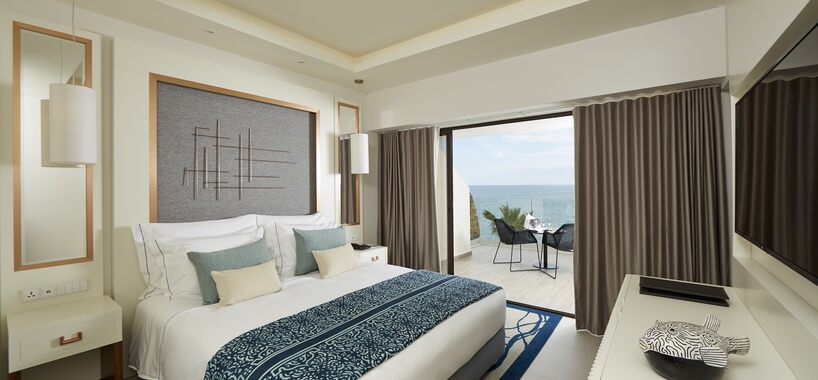 Habitación familiar Vista Mar Lujo del hotel Tivoli Carvoeiro Algarve Resort