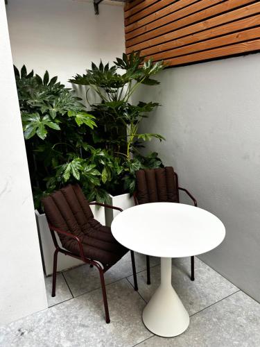 Suite con terraza del hotel Le Mathurin