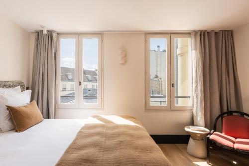 Habitación Doble Deluxe del hotel de la Gaîté. Foto 3