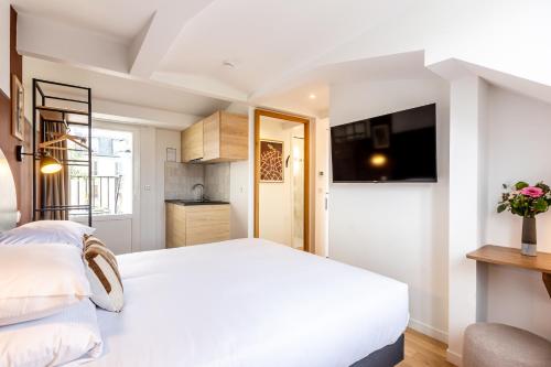 Estudio Pequeño con balcón del hotel Quintinie Hotel 15th Arrondissement, Sonder by Marriott Bonvoy. Foto 14