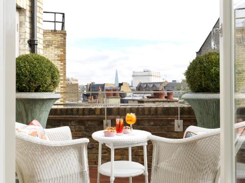 Suite con terraza del hotel Covent Garden Hotel, Firmdale Hotels. Foto 1