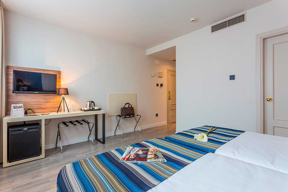 Habitación doble 2 camas del hotel DWO Urban Granada