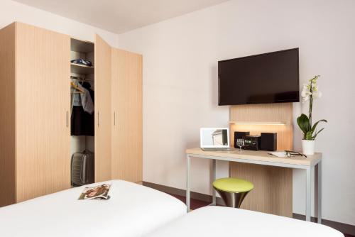 Estudio Con Cocina Con Vistas 1 Cama Individual Normal del hotel Aparthotel Adagio Paris Malakoff Châtillon. Foto 12