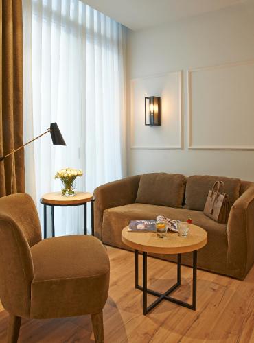 Habitación doble Lujo del hotel Serras Barcelona. Foto 1