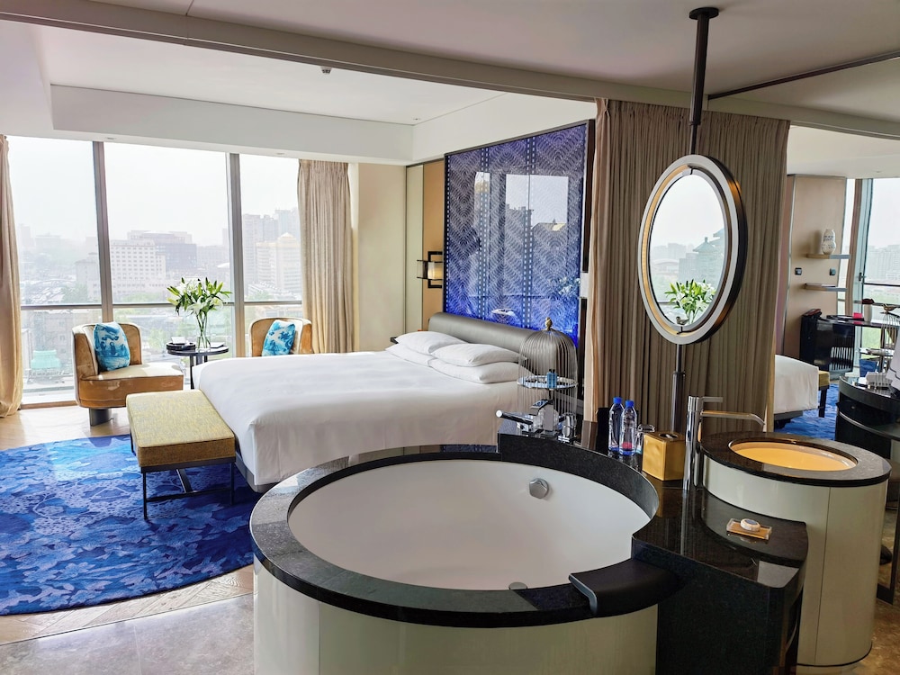 Habitación de lujo, 2 camas individuales, vistas a la ciudad del hotel Sofitel Beijing Central