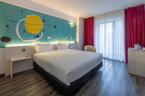 Habitación Doble con terraza del hotel 3k Barcelona. Foto 1
