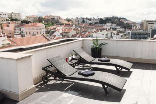 Habitación Superior con terraza - 2 camas del hotel Lisboa. Foto 1