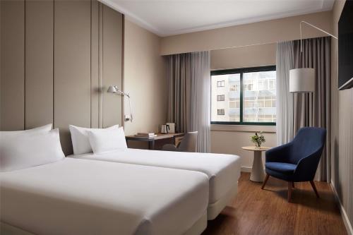 Habitación Estándar con vistas del hotel NH Lisboa Campo Grande