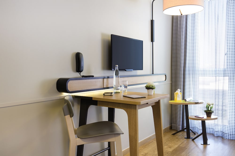 Estudio con cama doble del hotel Adagio Access München City Olympiapark. Foto 4