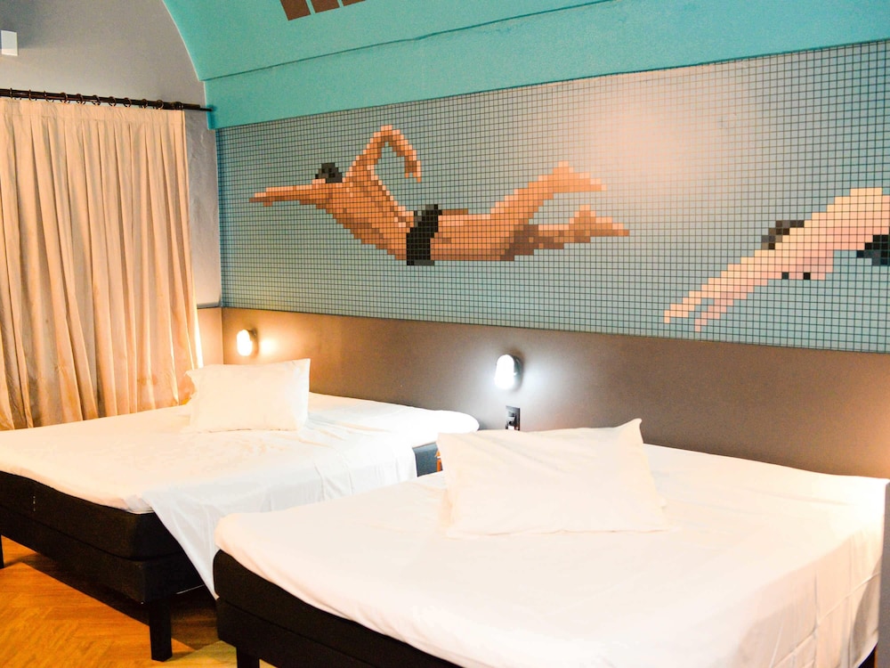 Habitación de lujo, 2 camas dobles del hotel Ibis Styles Rio Preto Monte Líbano. Foto 10